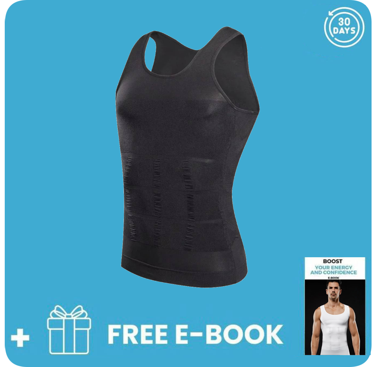 ErgonShaper | Compression Body Shaper Tank Top, Slimming Vest