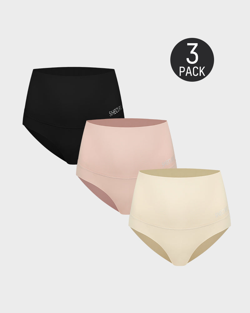 3-Pack High Waisted Tummy Control Briefs 10