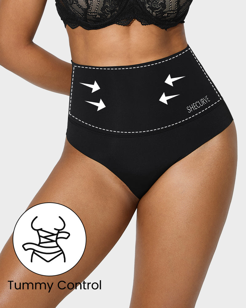 3-Pack High Waisted Tummy Control Briefs 7