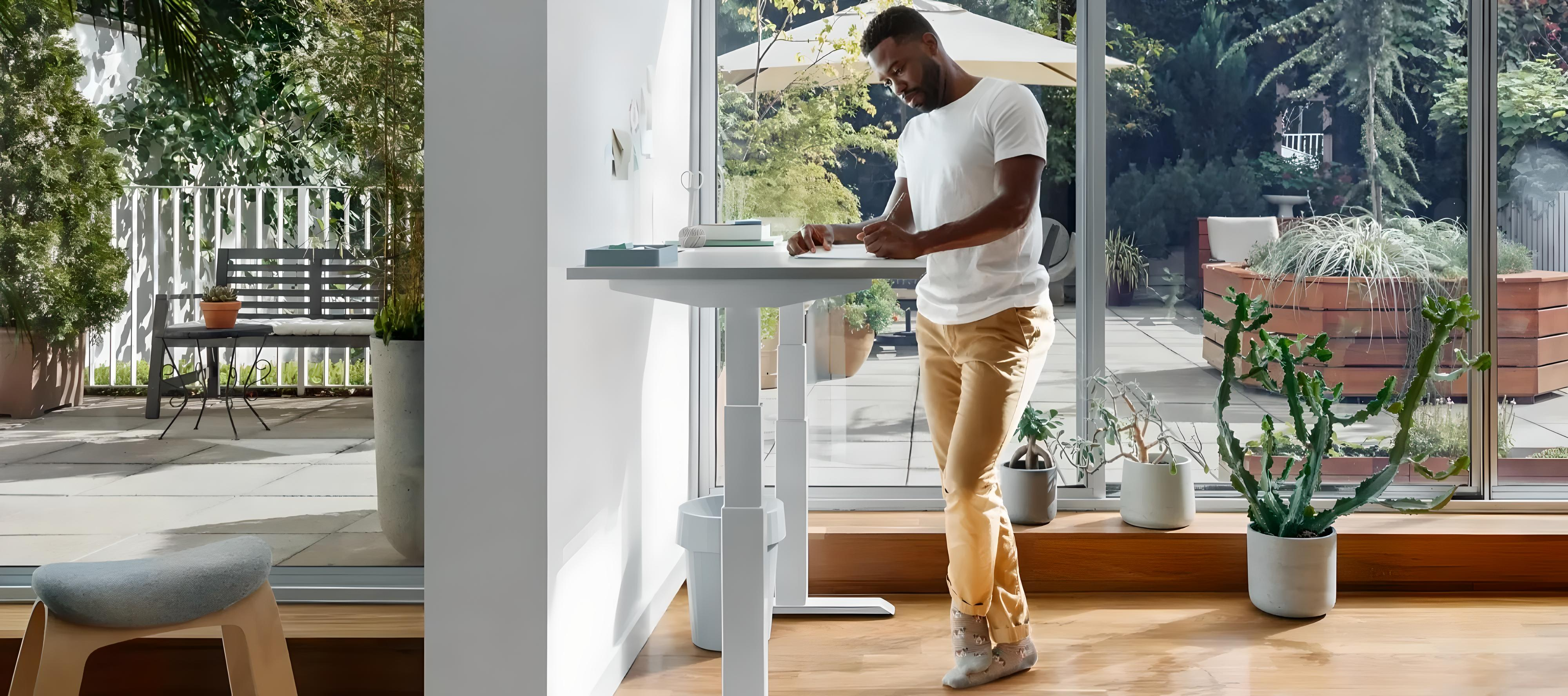keep your back healthy with our desk