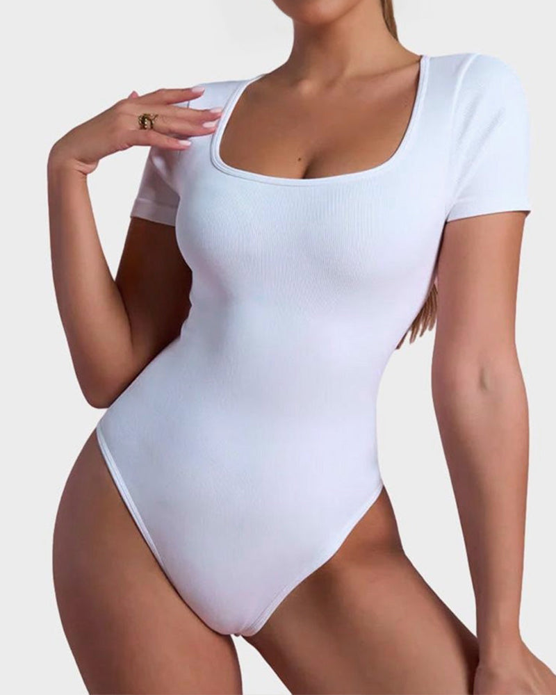 Basic Square Neck Bodysuit 1
