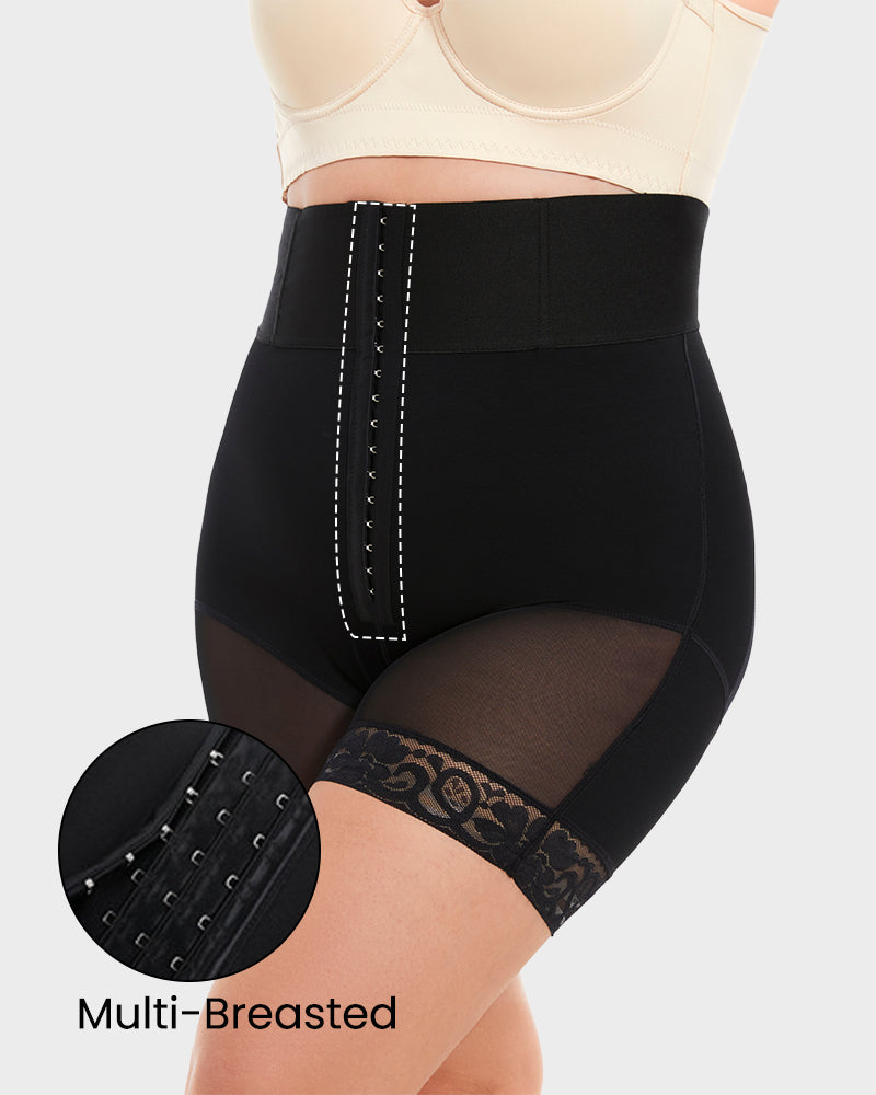 Boned Sculpt Ultra High Waist Shorts 4