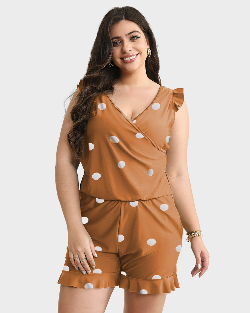 Built-in Bra Swim Romper 11
