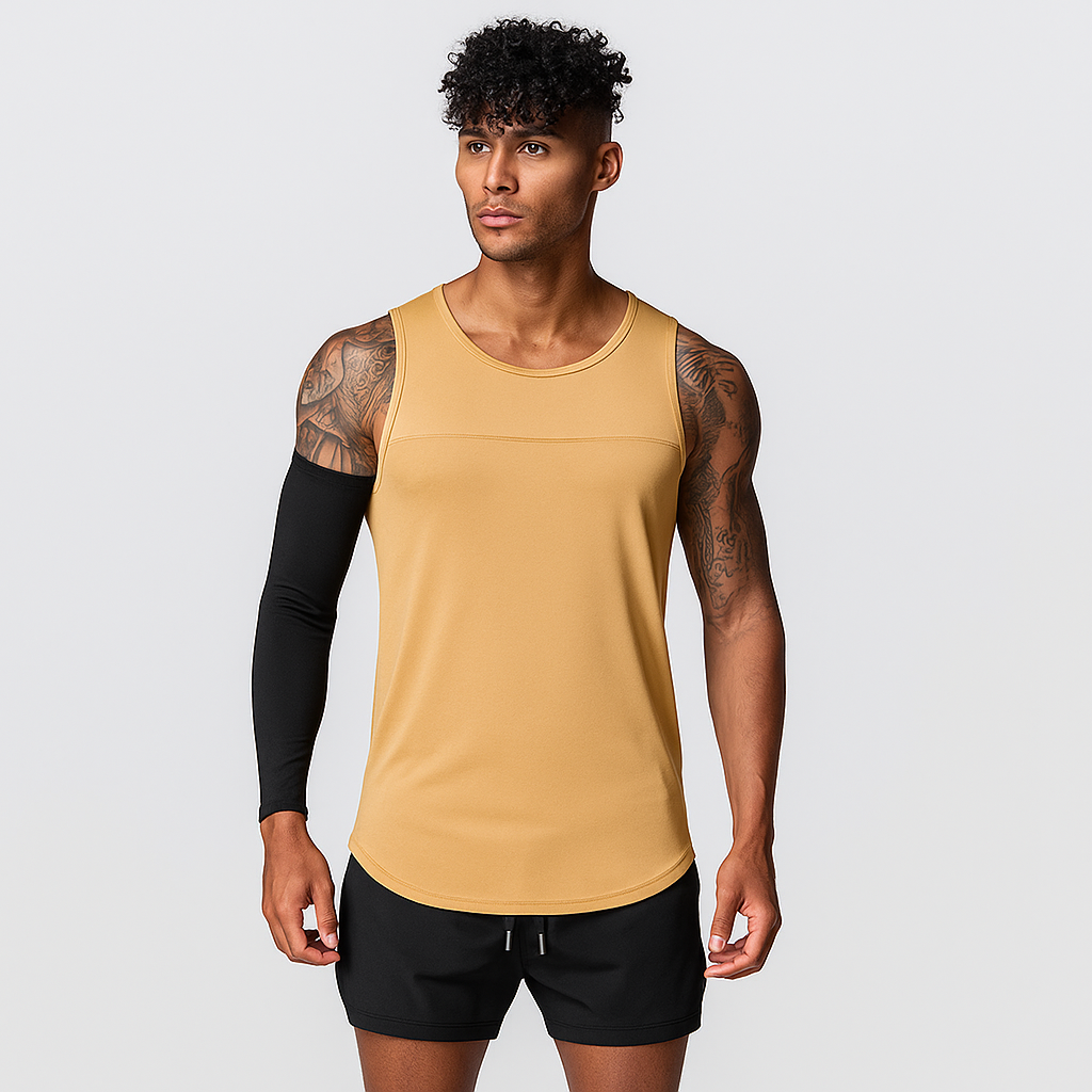 Men’s Sleeveless Bodybuilding Training Tank Top Shirt – High-Performance Gym Vest for Strength & Conditioning