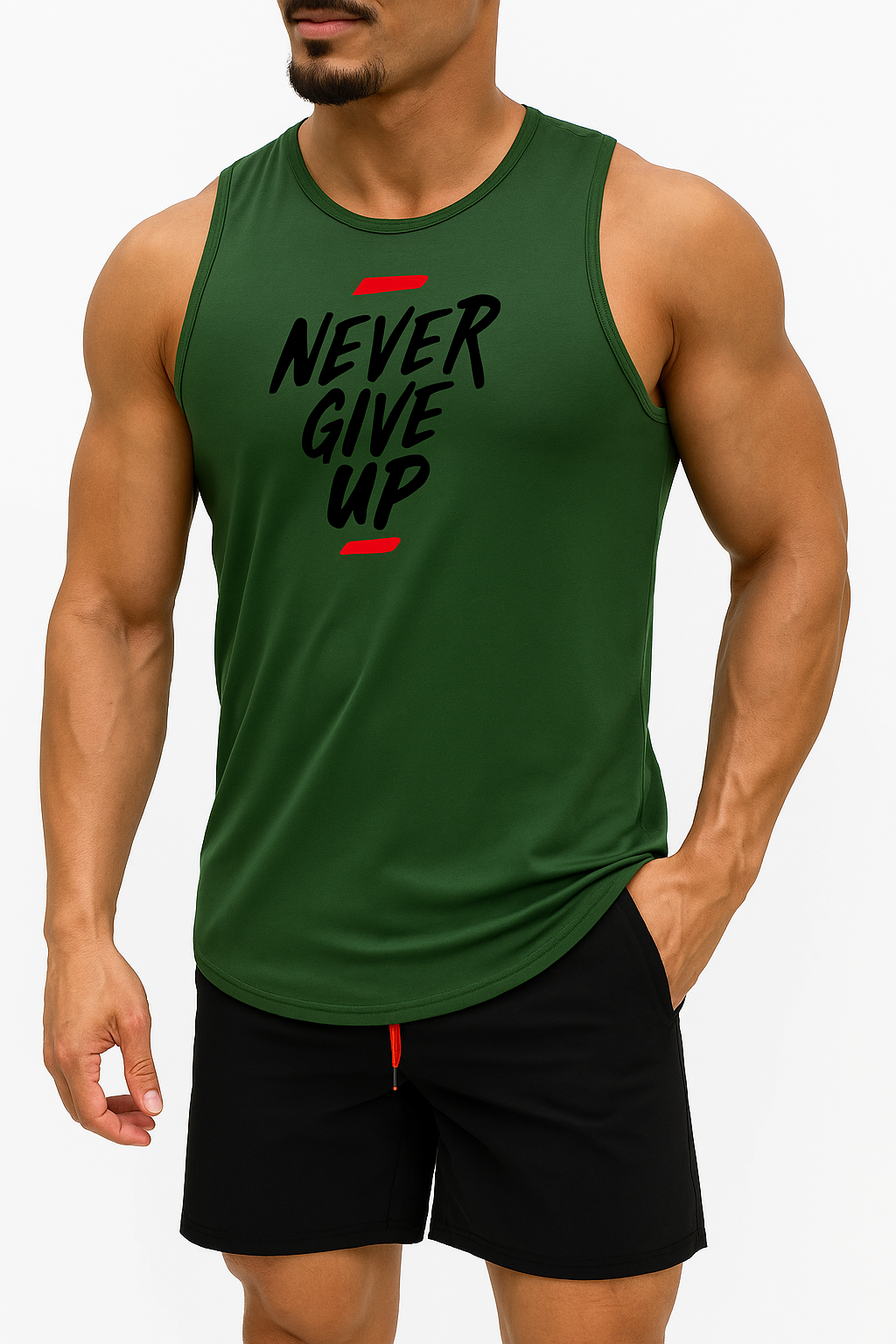 Men’s Tank Top Shirt – Loose Fit Quick-Dry Mesh Gym Vest for Running, Bodybuilding, Basketball & Fitness