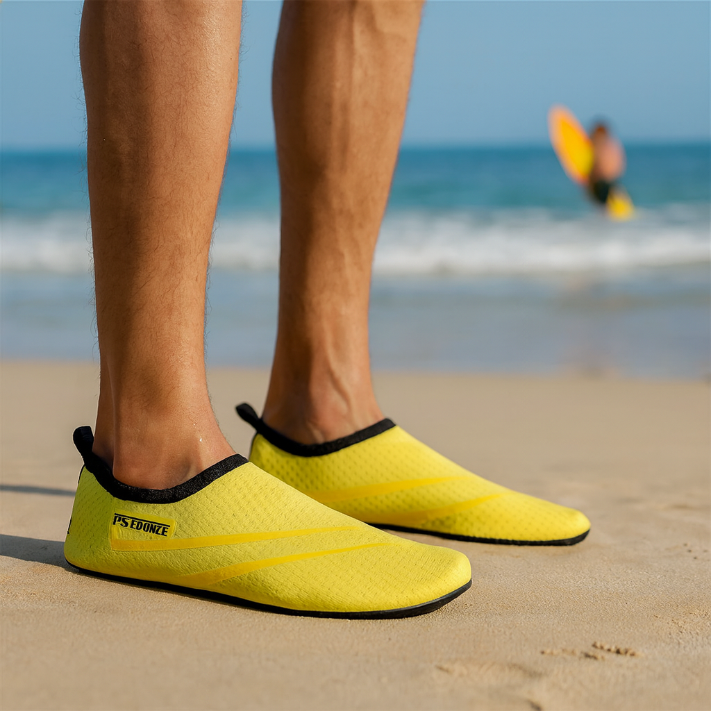 Men’s Water Shoes – Quick-Dry Aqua Socks for Swimming, Diving, Surfing, Beach & Barefoot Sports