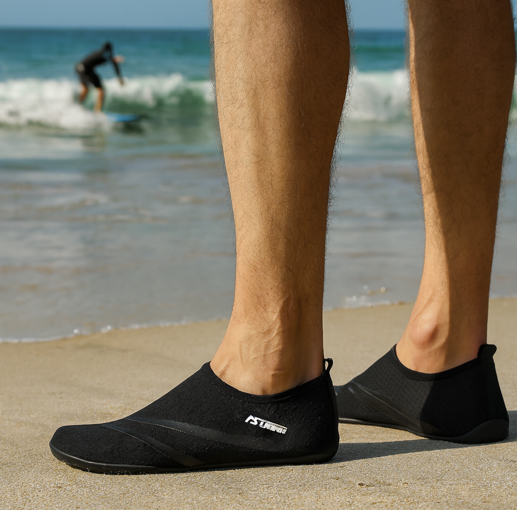 Men’s Water Shoes – Quick-Dry Aqua Socks for Swimming, Diving, Surfing, Beach & Barefoot Sports