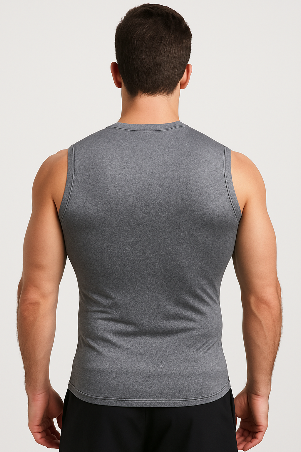 Men’s Compression Tank Top – Hides Belly Fat & Gynecomastia - Sleeveless Quick-Dry Gym Shirt – Muscle Fit Sports Vest for Running, Training & Bodybuilding