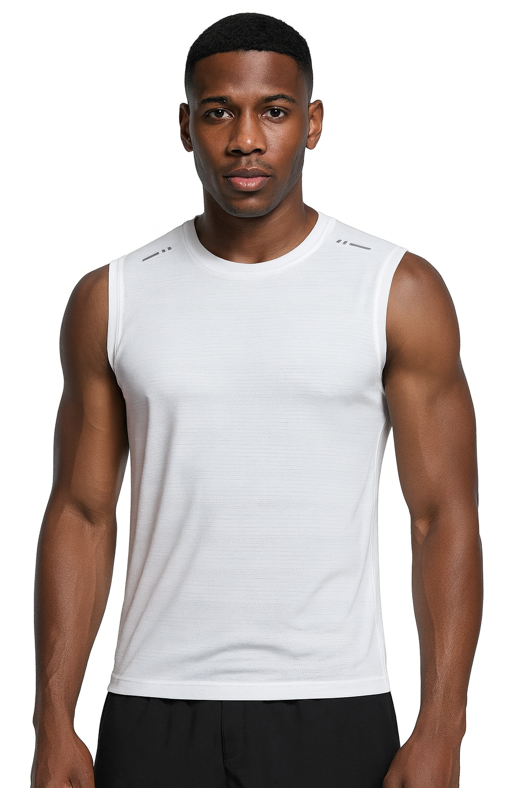 Men's Quick-Dry Running Vest – Breathable Sleeveless Reflective Fitness Top for Jogging & Gym
