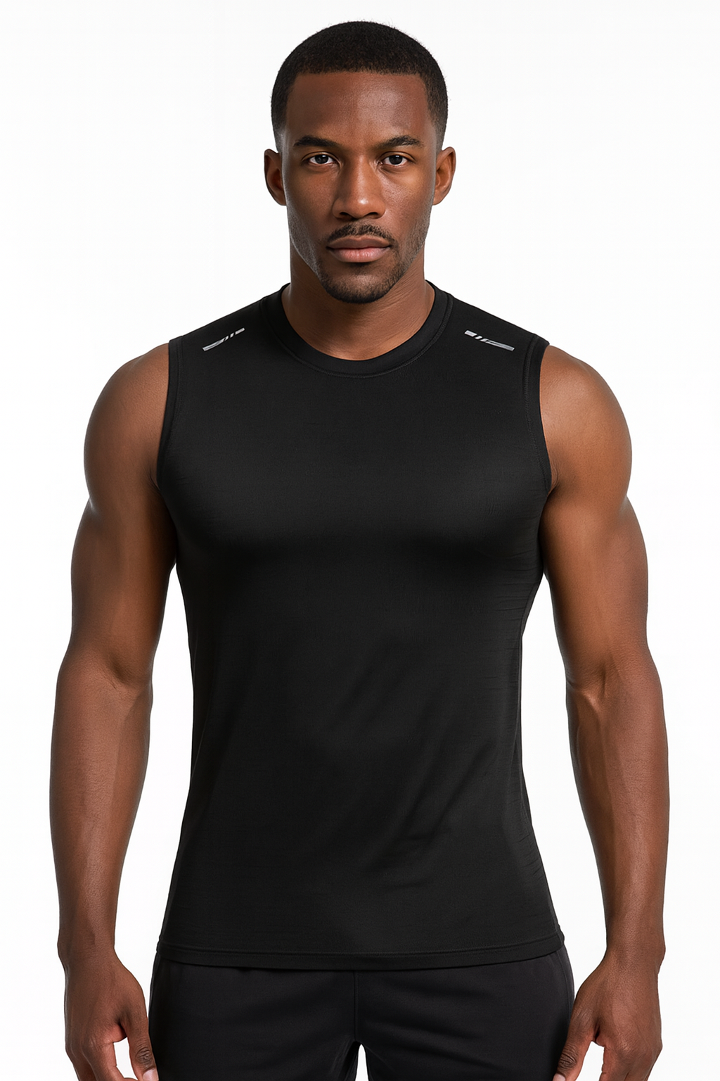Men's Quick-Dry Running Vest – Breathable Sleeveless Reflective Fitness Top for Jogging & Gym