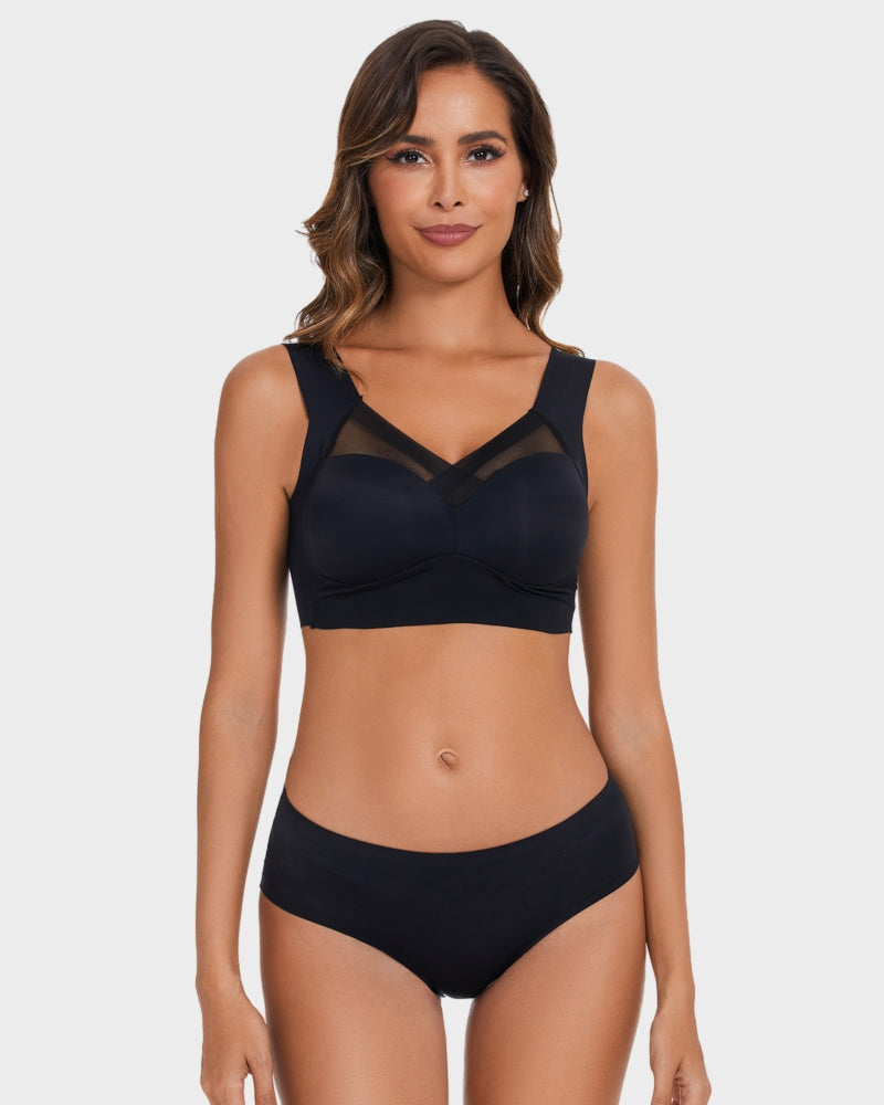 Comfortable Smoothing Mesh Bra 5