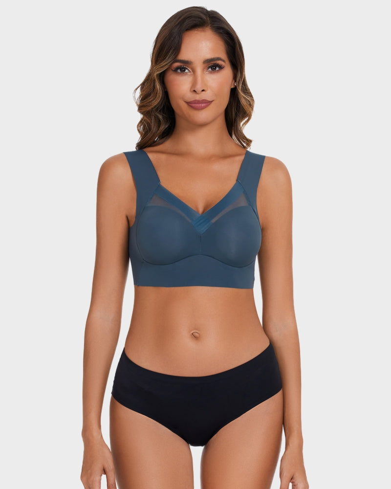 Comfortable Smoothing Mesh Bra 8