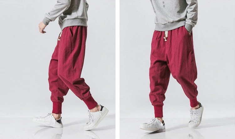 ErgonAura | Linen Harem Pants