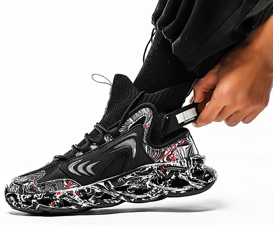 Men's Fashion Sneakers – Breathable Casual Running Shoes, Lightweight Sports Trainers, Comfortable Athletic Footwear