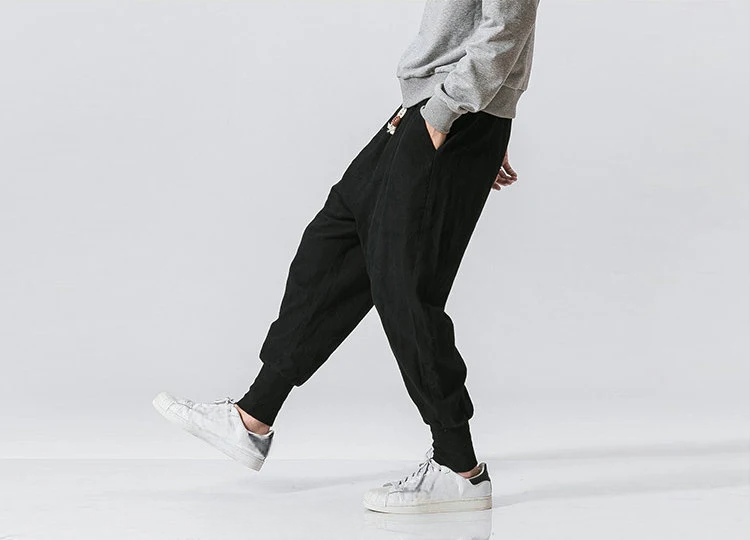 ErgonAura | Linen Harem Pants