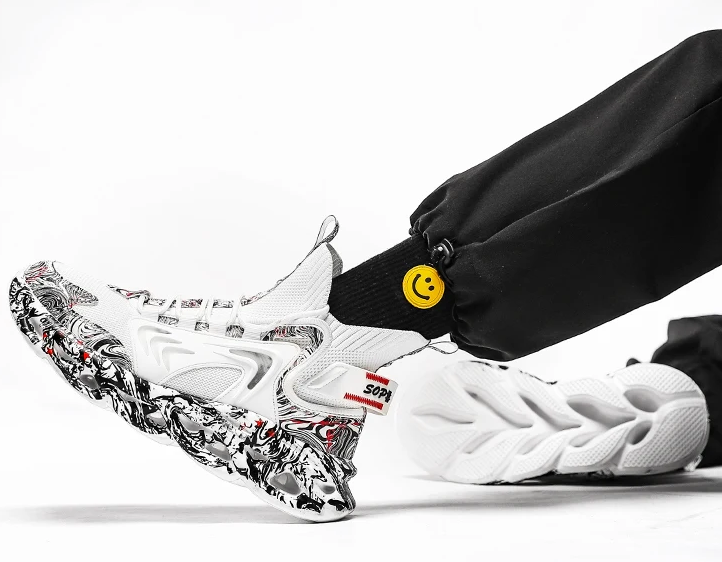 Men's Fashion Sneakers – Breathable Casual Running Shoes, Lightweight Sports Trainers, Comfortable Athletic Footwear