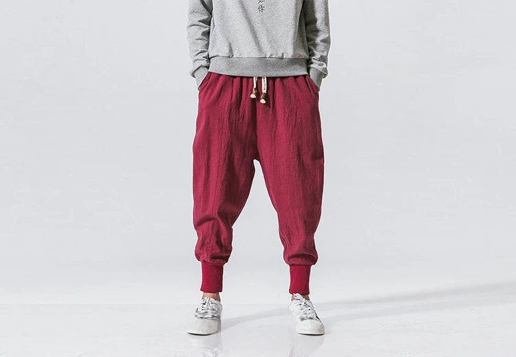 ErgonAura | Linen Harem Pants