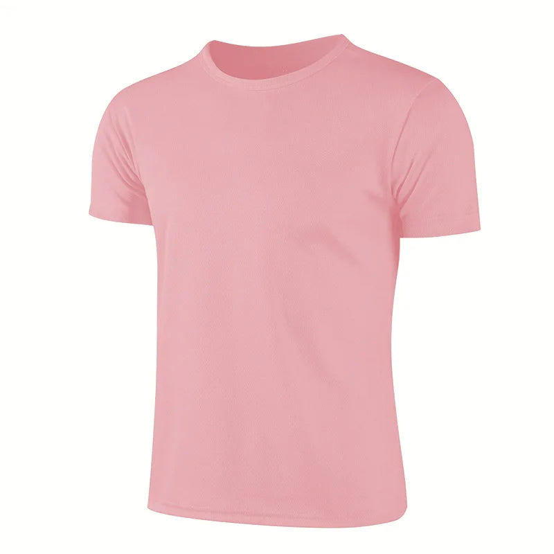 Men & Women Quick Dry Sports T-Shirt – Breathable Short Sleeve Gym Top for Running, Training, and Fitness | Unisex Moisture-Wicking Activewear Jersey