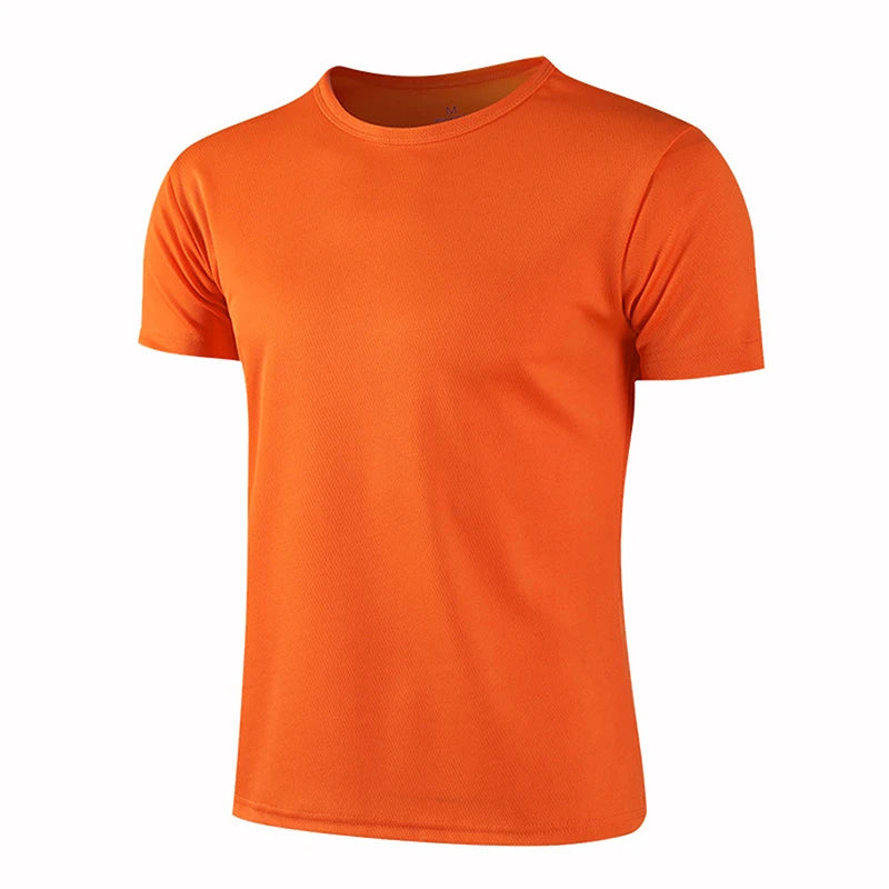 Men & Women Quick Dry Sports T-Shirt – Breathable Short Sleeve Gym Top for Running, Training, and Fitness | Unisex Moisture-Wicking Activewear Jersey