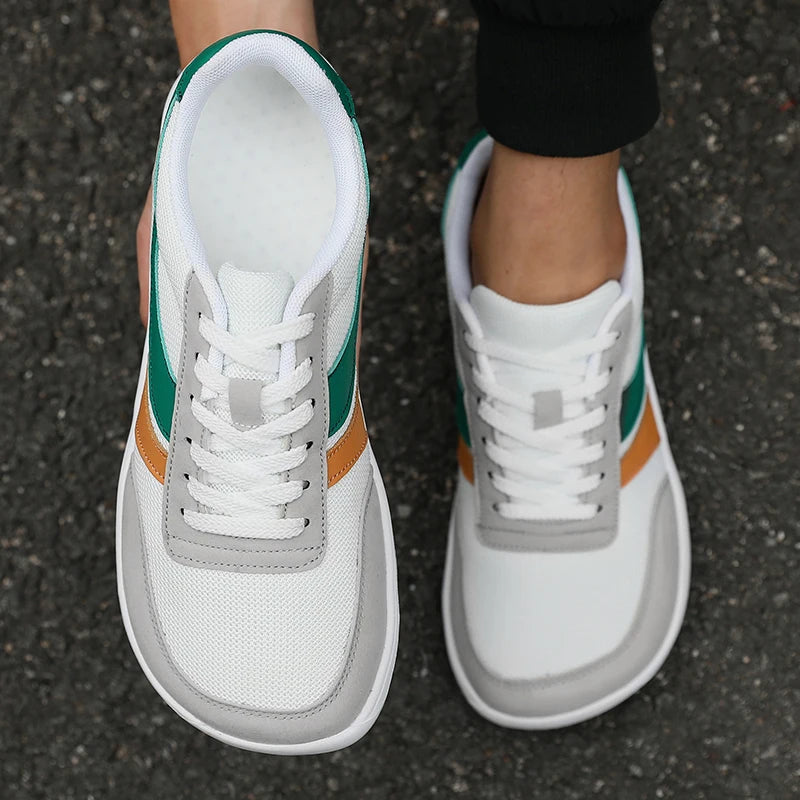 Wide Toe Walking Sneakers – Breathable Casual Shoes with Soft Sole, Comfortable Mesh Trainers for Everyday Wear