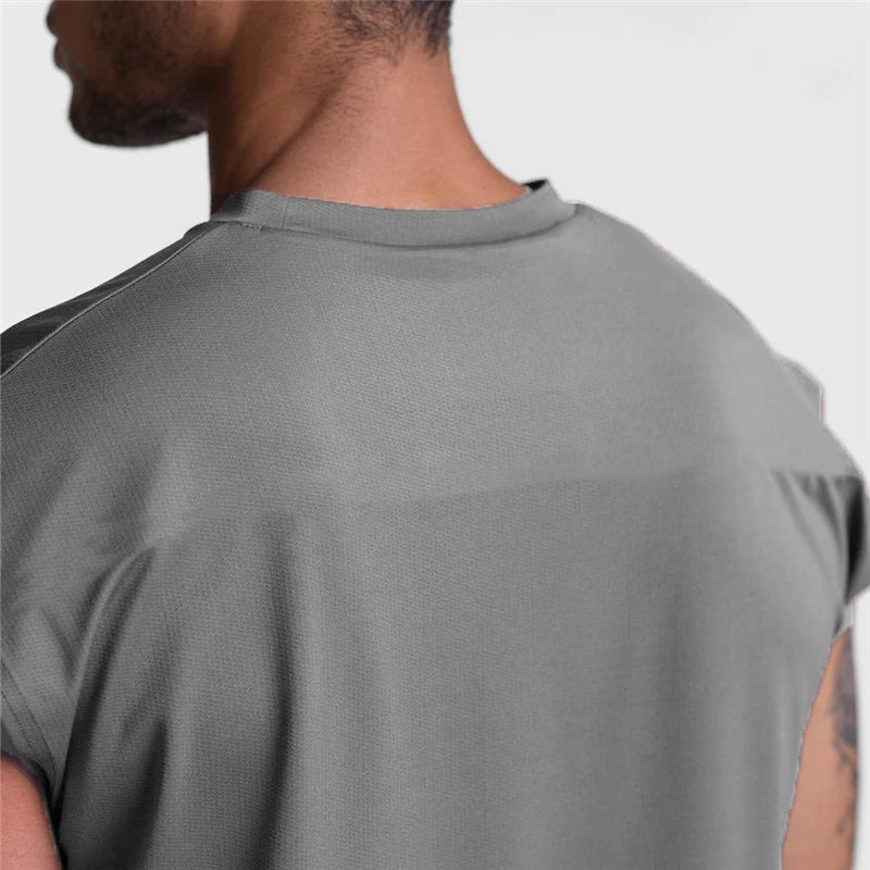 Men’s Sleeveless Gym Tank Top – Breathable Athletic Workout Shirt for Running, Training & Casual Sports