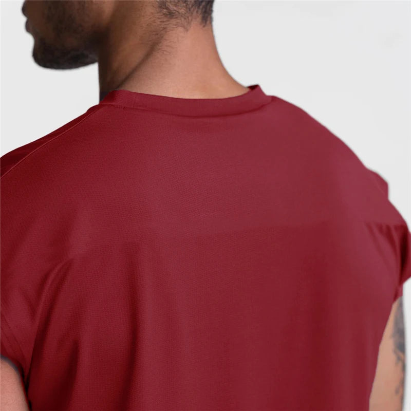Men’s Sleeveless Gym Tank Top – Breathable Athletic Workout Shirt for Running, Training & Casual Sports