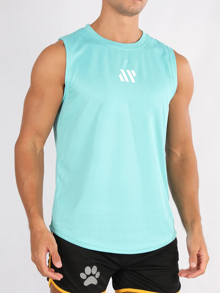 Men’s Sleeveless Fitness Training Vest – Lightweight Gym & Running Tank Top, shirt