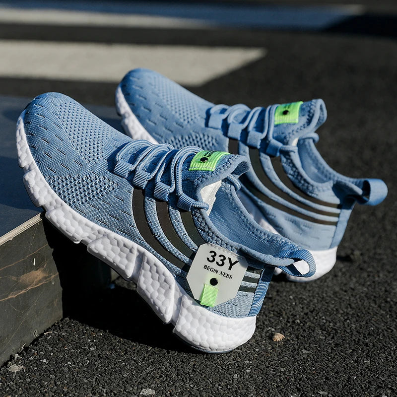 Casual Breathable Sneakers – Lightweight Mesh Running Shoes for Walking, Jogging & Outdoor Sports