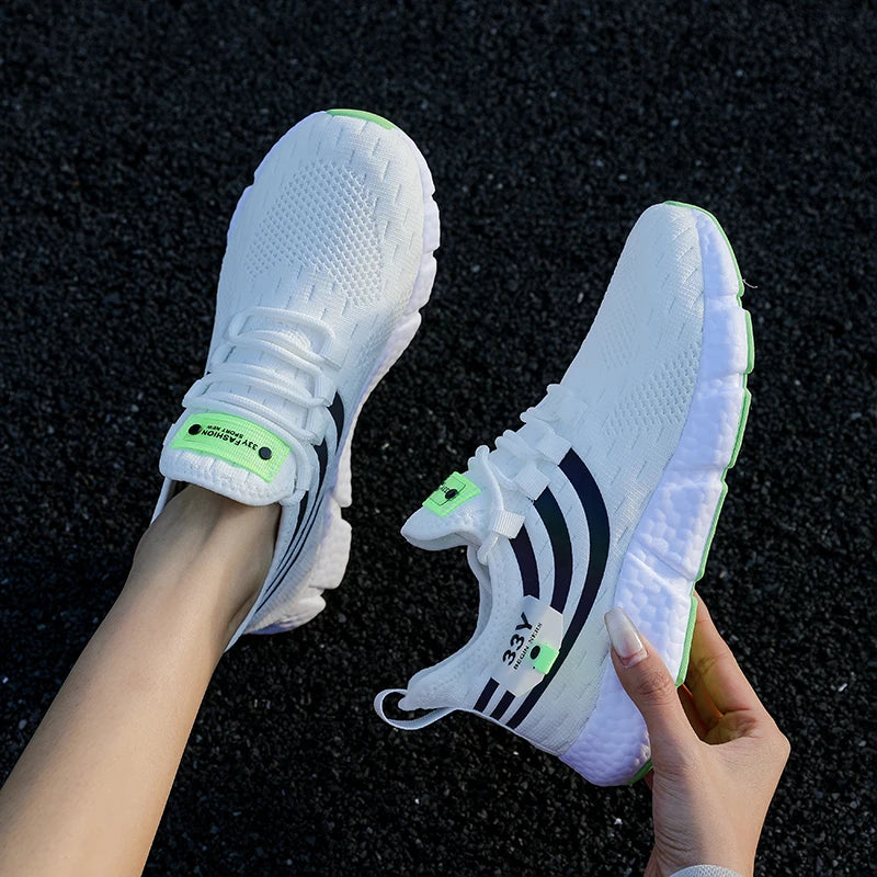 Casual Breathable Sneakers – Lightweight Mesh Running Shoes for Walking, Jogging & Outdoor Sports