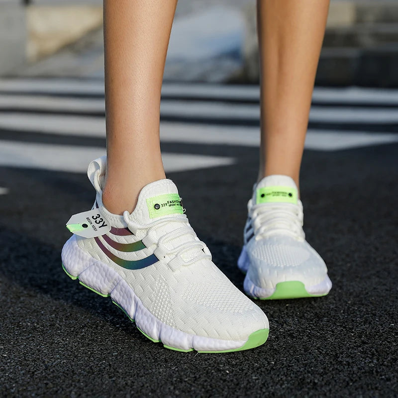 Casual Breathable Sneakers – Lightweight Mesh Running Shoes for Walking, Jogging & Outdoor Sports