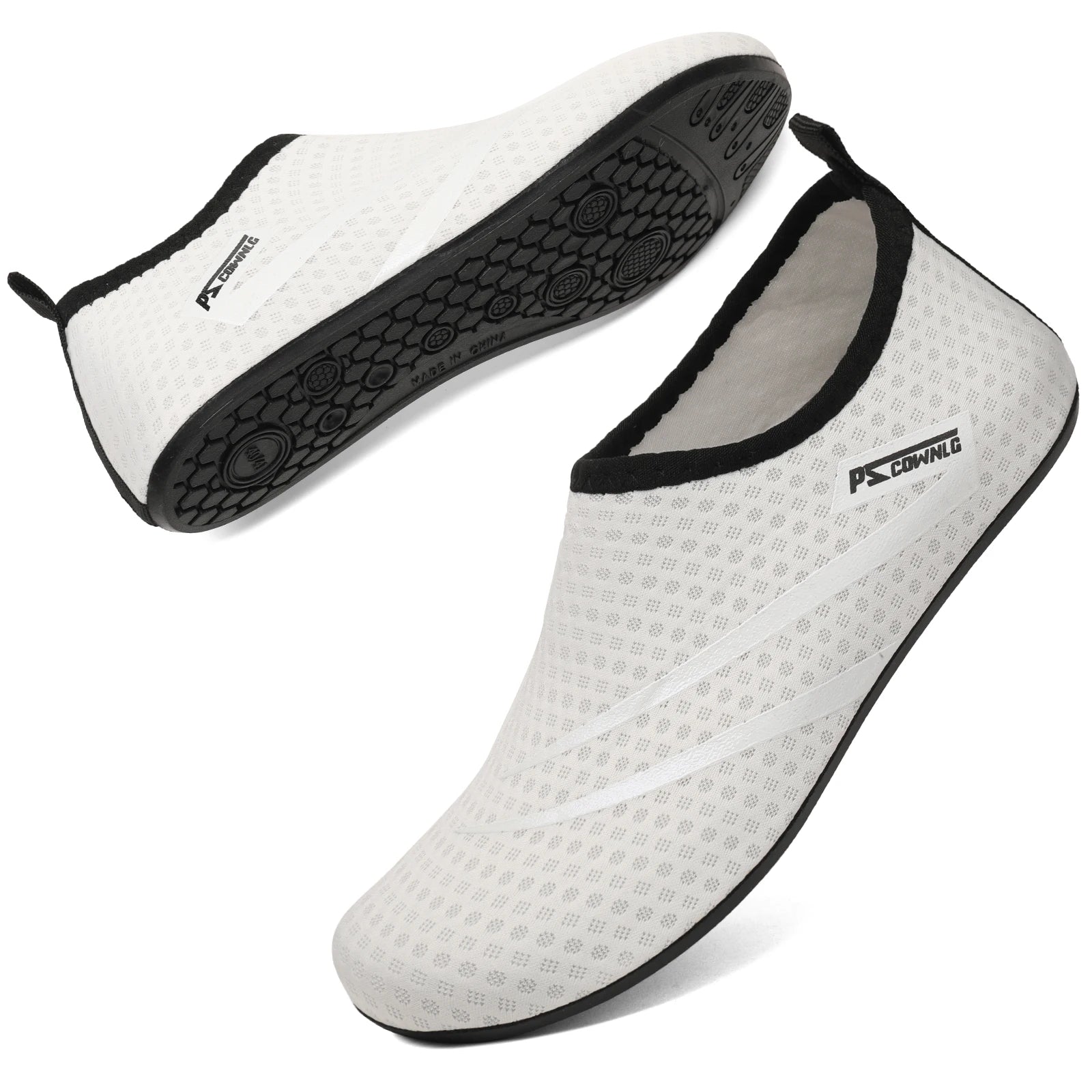 Men’s Water Shoes – Quick-Dry Aqua Socks for Swimming, Diving, Surfing, Beach & Barefoot Sports