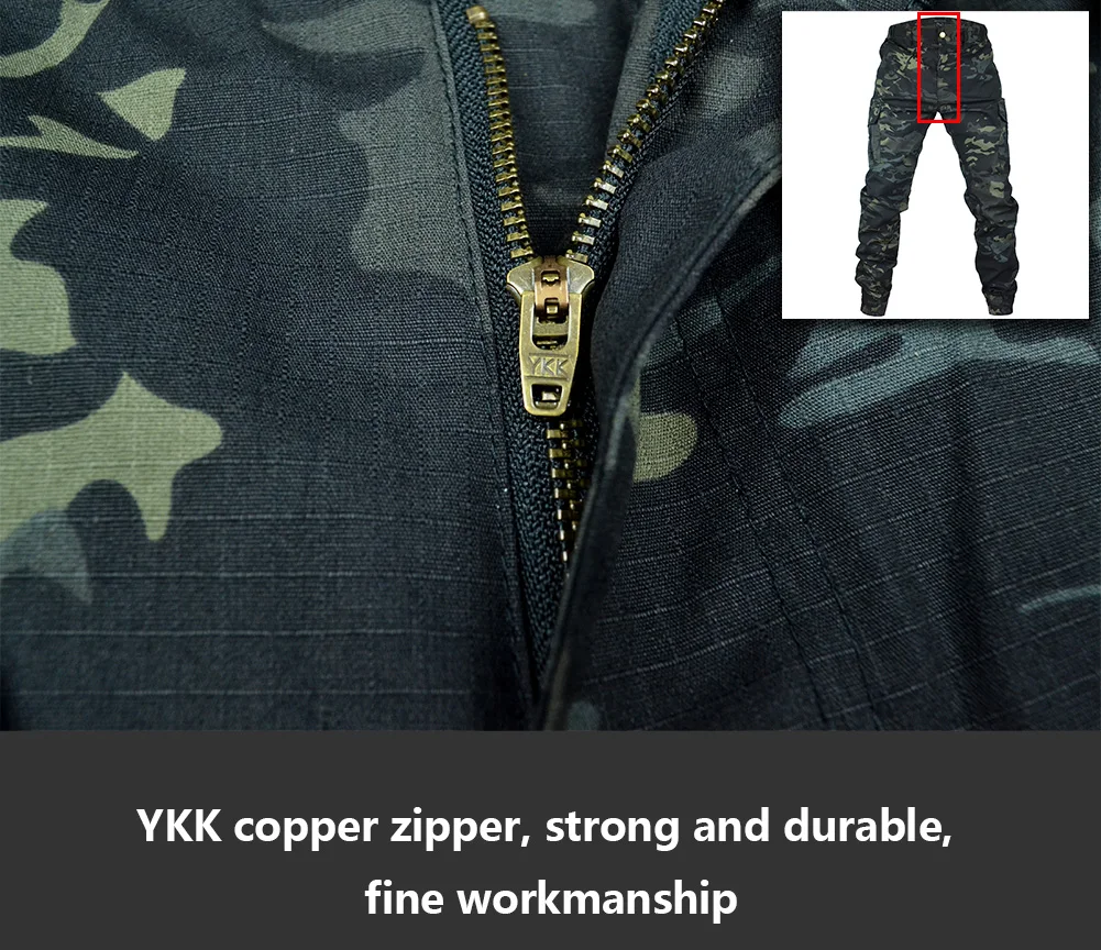 Tactical Joggers Outdoor Ripstop Cargo Pants Working Clothing Hiking Trousers Men's Streetwear