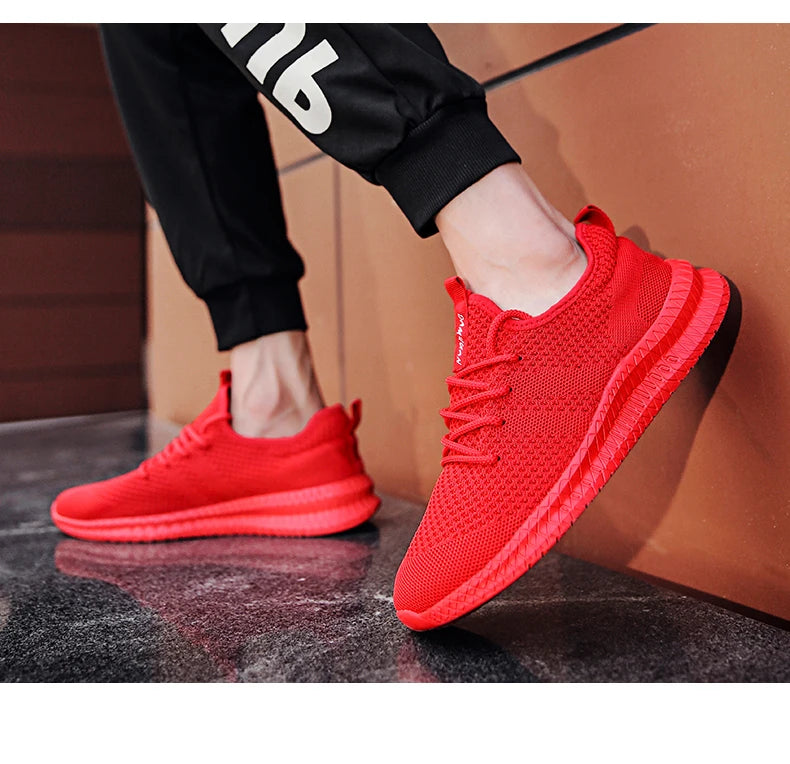 Men’s Breathable Mesh Sneakers – Lightweight Casual Running, Training & Walking Shoes