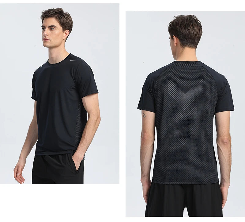 Men's Quick-Dry Running T-Shirt – Breathable Fitness Training Top for Gym, Jogging & Sports