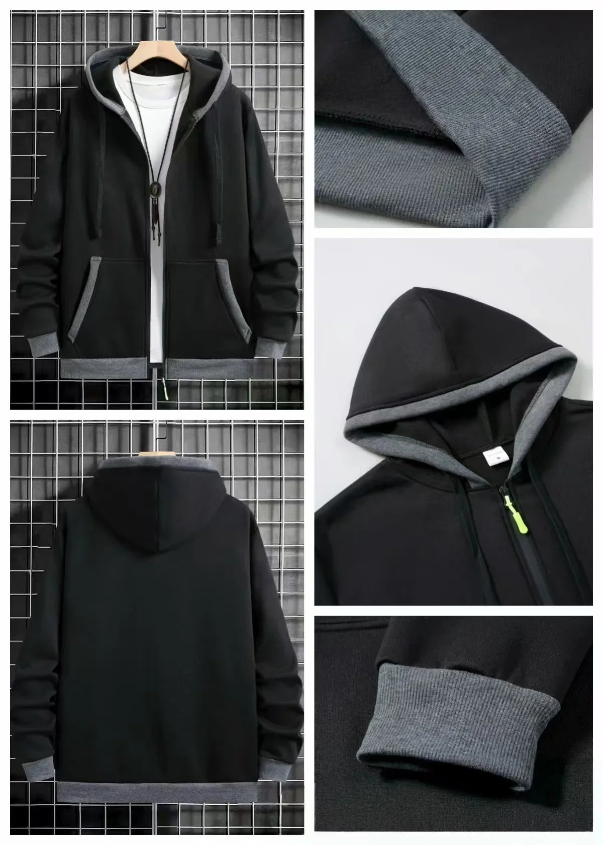 ErgonTrim | Contrast Edge Hoodie