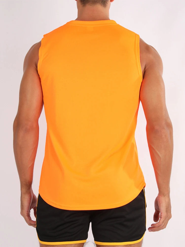 Men’s Sleeveless Fitness Training Vest – Lightweight Gym & Running Tank Top, shirt