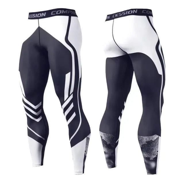 Men’s Compression Pants – Athletic Training Leggings for Gym, Running, Cycling & Sports – Quick Dry, Skinny Fit Workout Tights