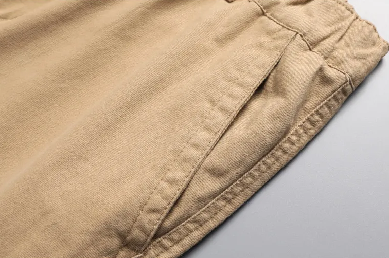 Men’s Tactical Cargo Pants – Loose Fit Outdoor Cotton Work Trousers with Multi Pockets