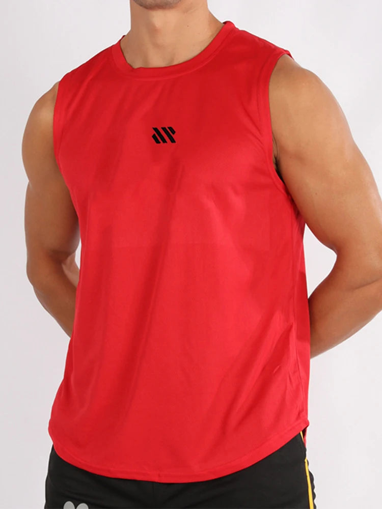 Men’s Sleeveless Fitness Training Vest – Lightweight Gym & Running Tank Top, shirt