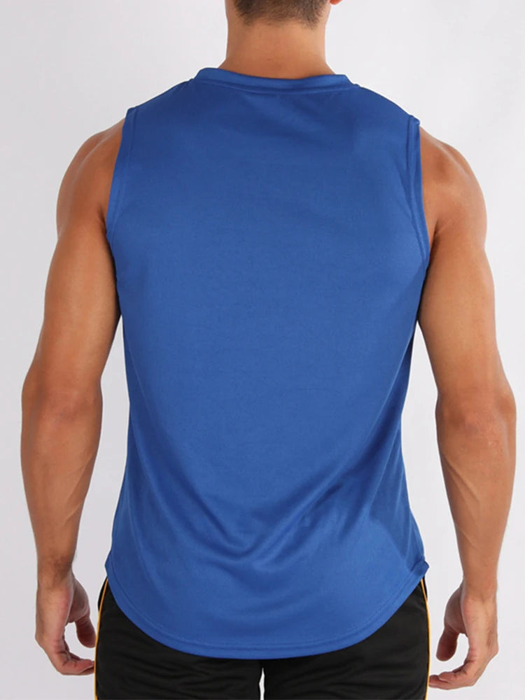Men’s Sleeveless Fitness Training Vest – Lightweight Gym & Running Tank Top, shirt