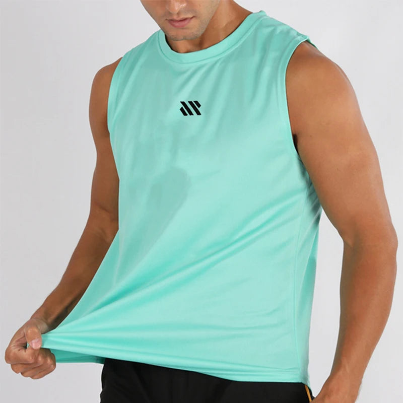 Men’s Sleeveless Fitness Training Vest – Lightweight Gym & Running Tank Top, shirt