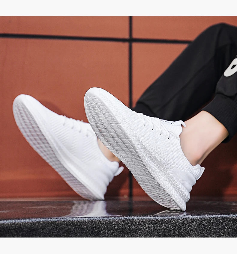 Men’s Breathable Mesh Sneakers – Lightweight Casual Running, Training & Walking Shoes