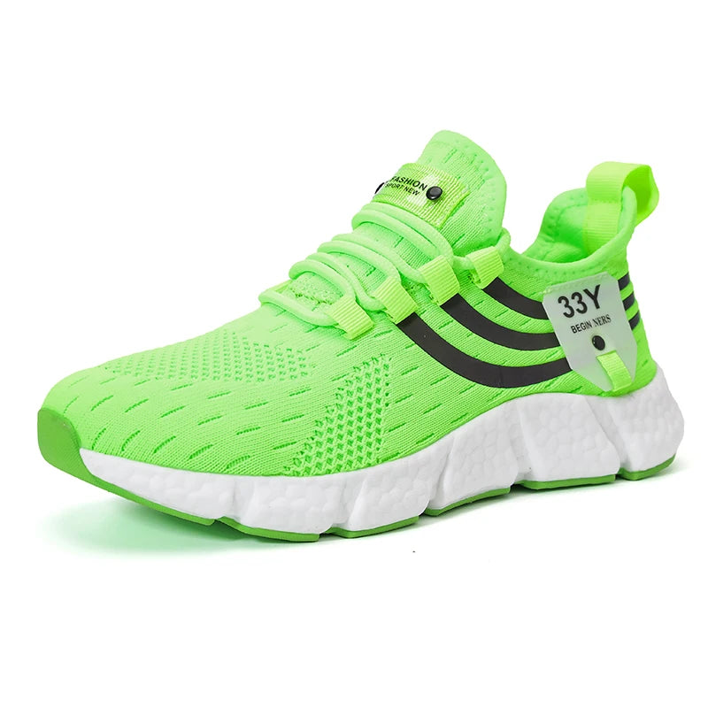 Casual Breathable Sneakers – Lightweight Mesh Running Shoes for Walking, Jogging & Outdoor Sports