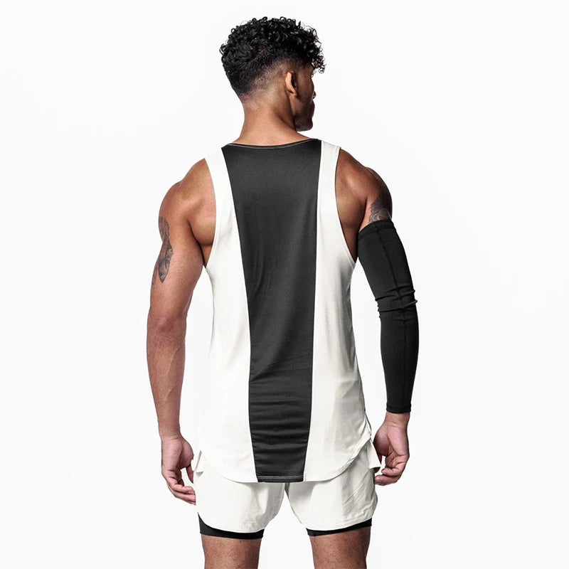 Men’s Sleeveless Bodybuilding Training Tank Top Shirt – High-Performance Gym Vest for Strength & Conditioning