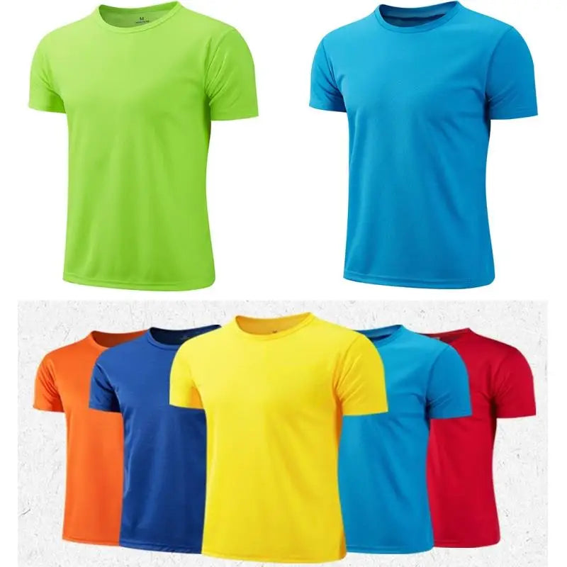 Men & Women Quick Dry Sports T-Shirt – Breathable Short Sleeve Gym Top for Running, Training, and Fitness | Unisex Moisture-Wicking Activewear Jersey