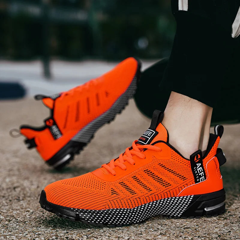 Men’s Running Shoes – Breathable Lightweight Outdoor Sports Sneakers, Comfortable Athletic Training Footwear