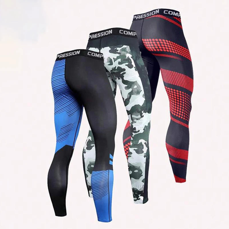 Men’s Compression Pants – Athletic Training Leggings for Gym, Running, Cycling & Sports – Quick Dry, Skinny Fit Workout Tights