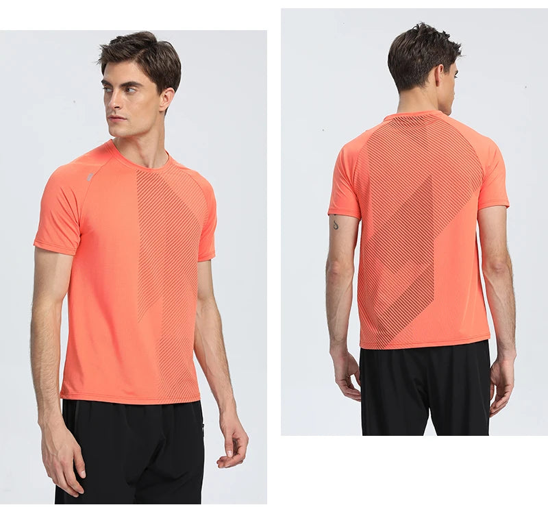 Men's Quick-Dry Running T-Shirt – Breathable Fitness Training Top for Gym, Jogging & Sports