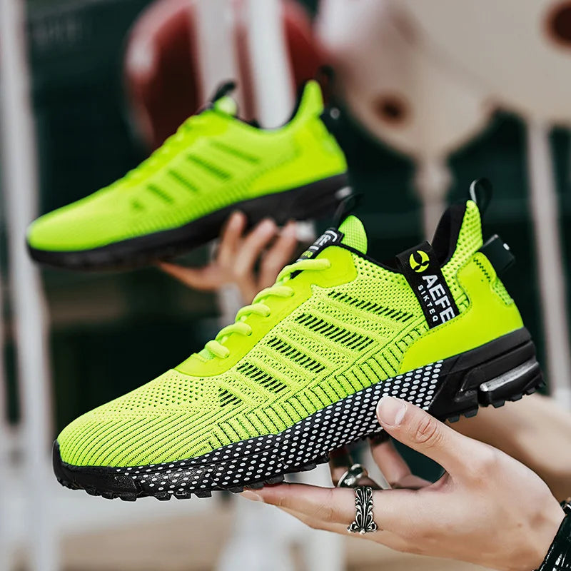 Men’s Running Shoes – Breathable Lightweight Outdoor Sports Sneakers, Comfortable Athletic Training Footwear