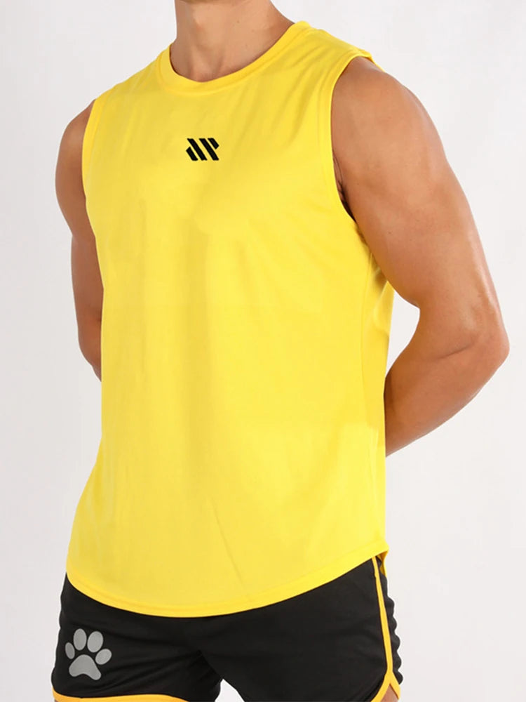 Men’s Sleeveless Fitness Training Vest – Lightweight Gym & Running Tank Top, shirt